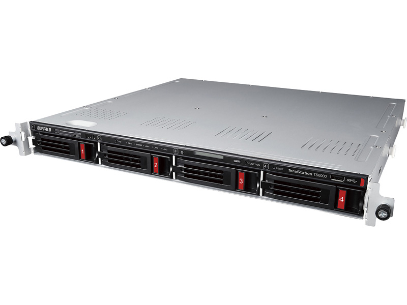 TeraStation TS6400RNシリーズ 4ベイ ラックマウントNAS 32TB