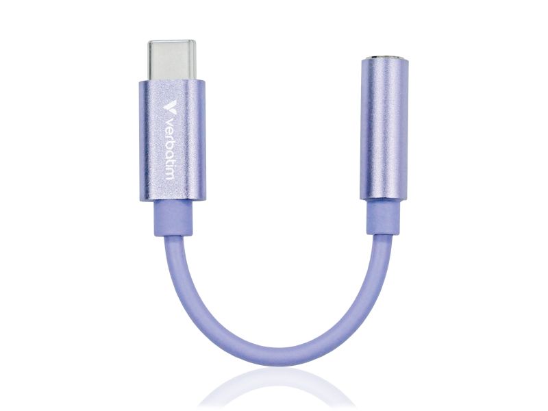 変換ケーブル USB Type-C 3.5mm オーディオ変換アダプター ウルトラマリン