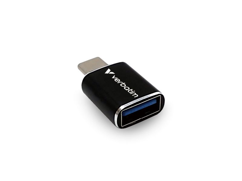 USB Type-A to Type-C 変換アダプター 2個パック（ブラック）