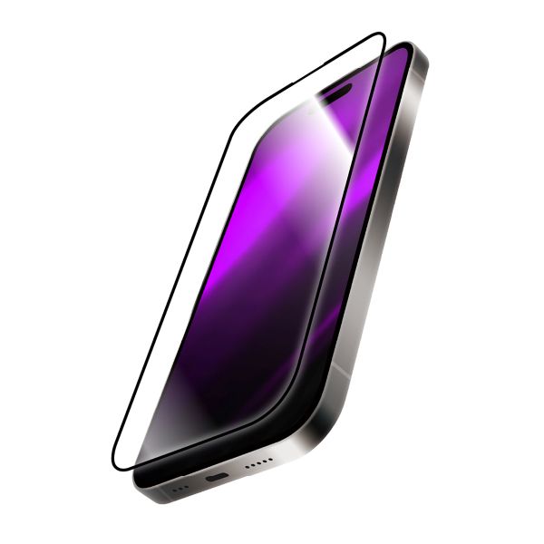 iPhone 16 Plus ガラスフィルム「GLASS PREMIUM FILM」全面保護 超強度・耐衝撃3倍 高透過 約95％