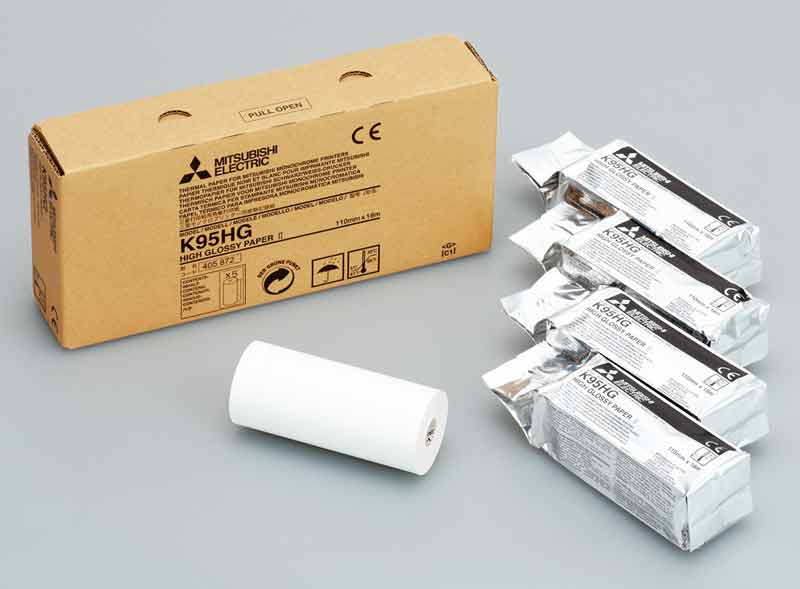 強光沢感熱ロール紙II (1箱5ロール入り）