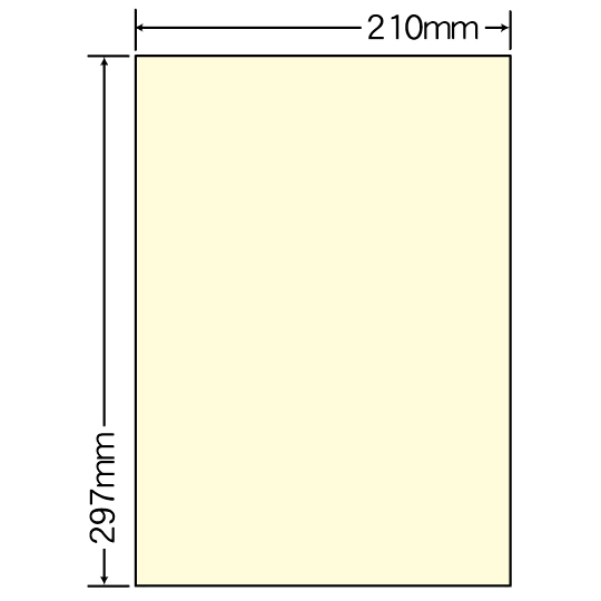 マルチタイプラベルカラータイプ(1面)普通紙タイプ
