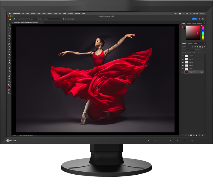液晶ディスプレイ 24.1型/1920×1200/USB Type-C、HDMI、DisplayPort/ブラック/スピーカー：なし