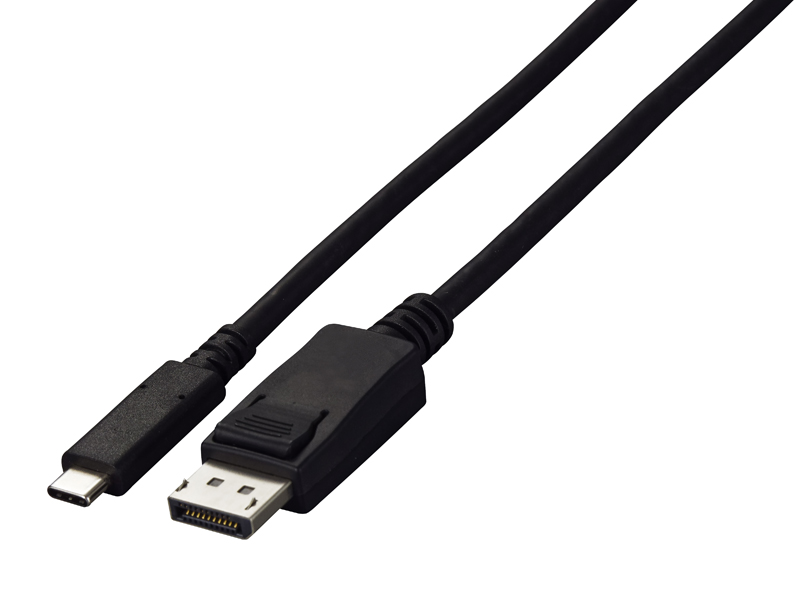 USB Type-C - DisplayPort 変換ケーブル (2m) ブラック