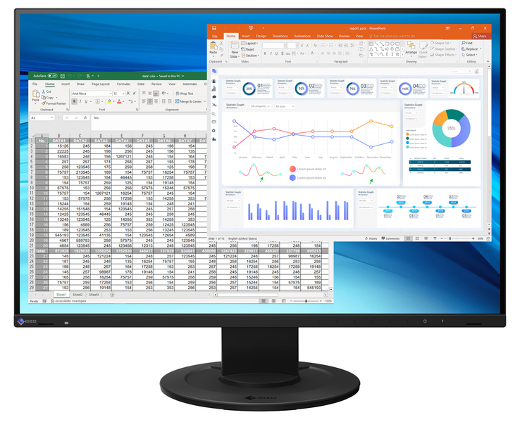 液晶ディスプレイ 24.1型/1920×1200/DVI、HDMI、D-Sub、DisplayPort/ブラック/スピーカー：あり