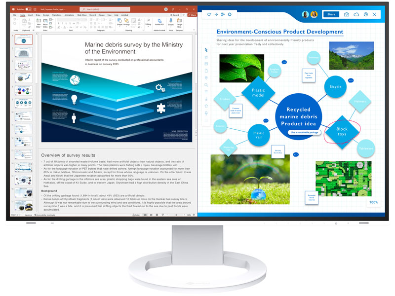 液晶ディスプレイ 27型/2560×1440/HDMI、DisplayPort、USB Type-C/ホワイト/スピーカー：あり