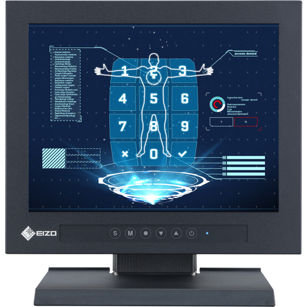 26cm（10.4）型タッチパネル装着カラー液晶モニター DuraVision FDX1004T-T ブラック