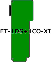 1回線INS64+1回線アナログ局線インタフェースXi