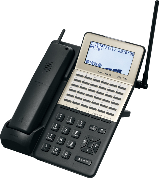 NYC-X 36ボタンディジタルハンドルコードレス電話機(B)