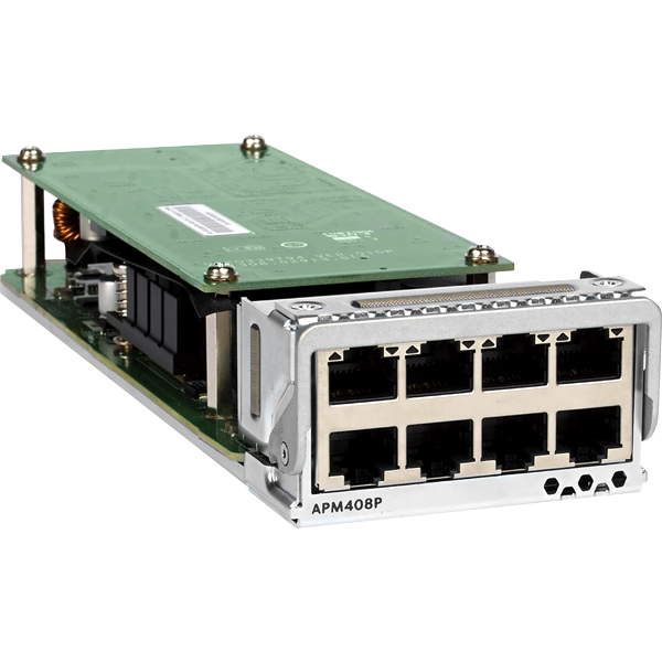APM408P 「ライフタイム保証」 M4300-96X用 8ポートPoE+ 10GBASE-T カード