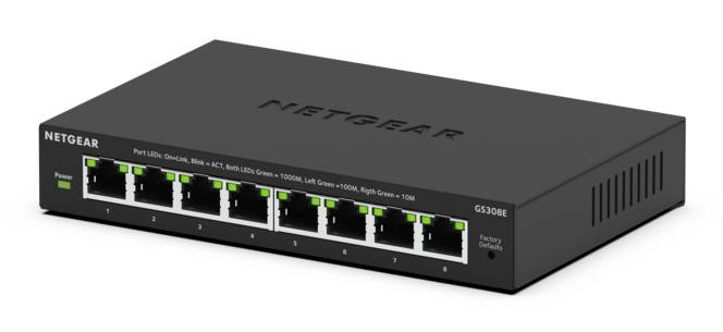 ギガ8ポート アンマネージプラス・スイッチ