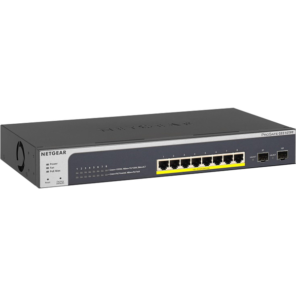 GS510TPP PoE+(190W) ギガ8P L2+ スマートスイッチ