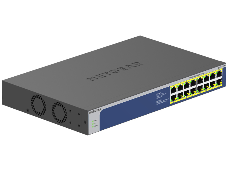 PoE+対応(260W)ギガビット16ポート アンマネージスイッチ