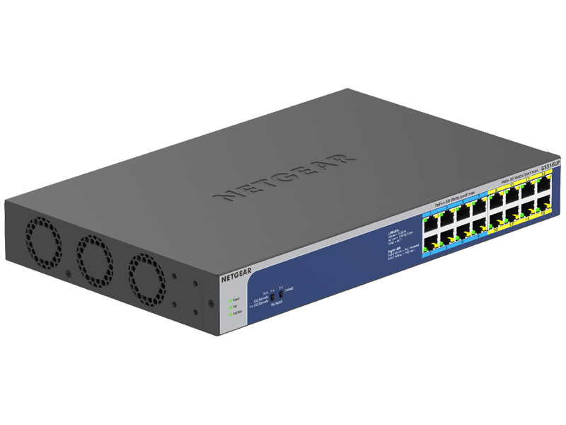 Ultra60 PoE+対応(380W)ギガビット16ポート アンマネージスイッチ