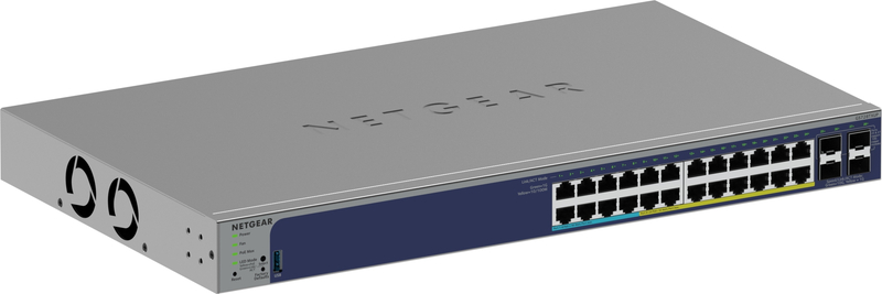 GS728TXUP ギガ24ポート SFP+x4 アップリンク PoE++対応スマートクラウドスイッチ