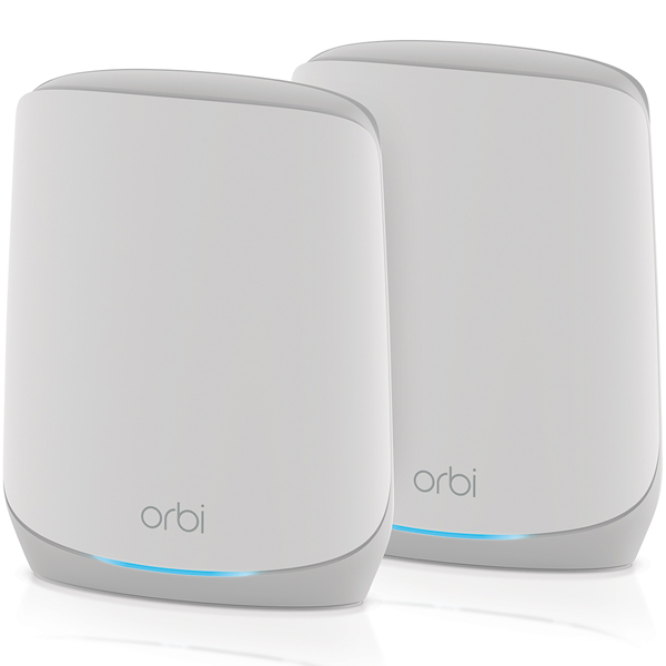Orbi WiFi 6 AX5400 トライバンドメッシュWiFi システム スターターキット2台セット NETGEAR Armor初年度サブスクリプション付属