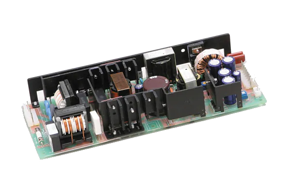 2出力150W AC-DCスイッチング電源 ピーク・高調波対応基盤型 L板金タイプ