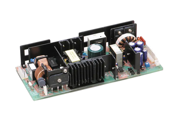 2出力225W AC-DCスイッチング電源 ピーク・高調波対応基盤型 L板金タイプ