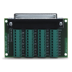 CB-37F-LP 非シールド、I/O コネクタブロック(37ピン D-Sub)
