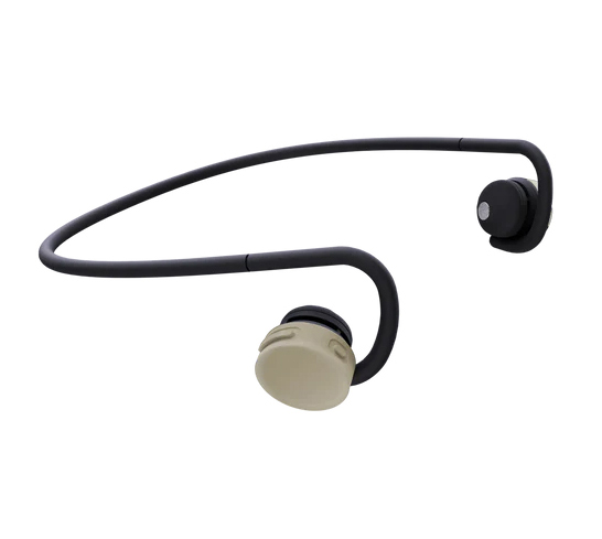 オープンイヤー型 ネックバンドワイヤレス 耳スピーカー nwmGO ソイルベージュ