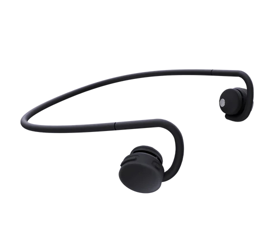 オープンイヤー型 ネックバンドワイヤレス 耳スピーカー nwmGO フォグブラック