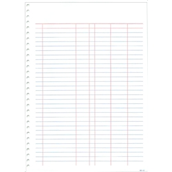 台帳(ページプリンタ用) A4タテ/1000枚