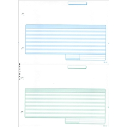 納品書(A4タテ2面)(ページプリンタ用) 1000枚