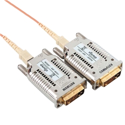 SC-SC1芯光ファイバーケーブルシステム DVIエクステンダー 20m