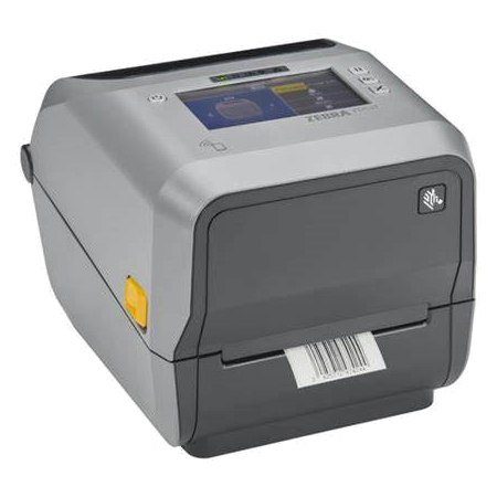 RFID対応ラベルプリンタ Zebra ZD621t 203dpi 特定省電力250mW 熱転写/感熱兼用 カラータッチLCD付 (IF : USB. USB-Host. Ethernet. Serial. 802.11ac. Bluetooth4. BTLE5)