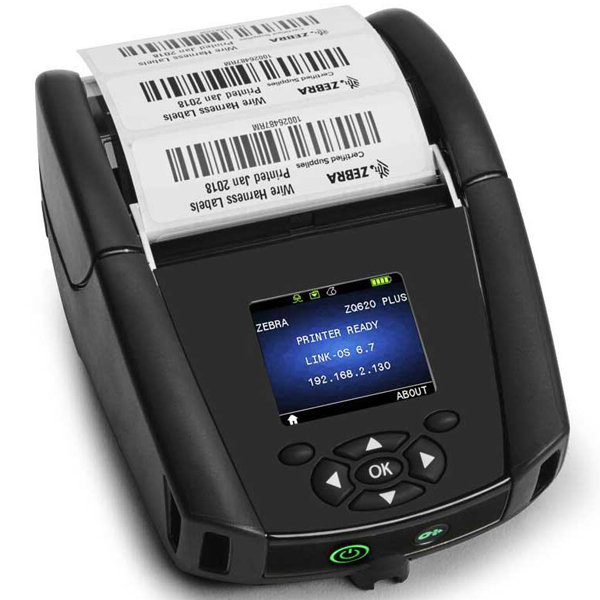 モバイルプリンタ Zebra ZQ620Plus （Dual 802.11ac / Blutooth）