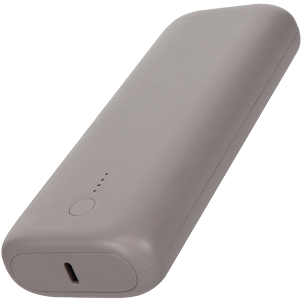 MOTTERU モバイルバッテリー 大容量20000mAh 2年保証（MOT-MB20001） ラテグレージュ 製品サイズ約58(W)×25(D)×150(H)mm