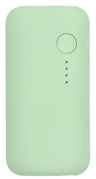 MOTTERU モバイルバッテリー 5000mAh PD20W対応 国内最小最軽量クラス USB-C入出力 USB-A出力 スマホ約1~1.5回分充電 ピスタチオ 製品サイズ約78(W)×25(D)×39(H)mm
