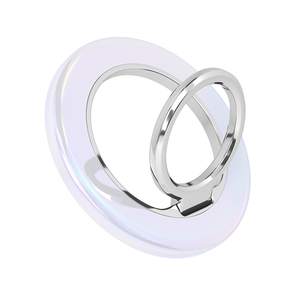 MOTTERU スマホリングスタンド Magsafe対応 マグネット式 360度回転 全4色（MOT-SRING01） オーロラ 製品サイズ約58(W)×4(D)×58(H)mm