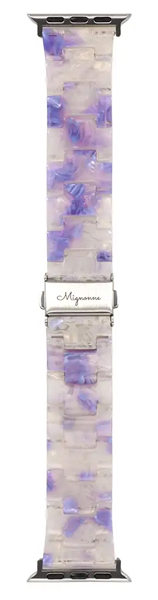 Apple Watch用バンド/アップルウォッチバンド/40mm/41mm/42mm/キャンディレジン/Mignonne/アイスラベンダー