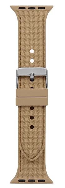 Apple Watch用バンド/アップルウォッチバンド/40mm/41mm/42mm/レザーライクシリコン/Mignonne/キャメル