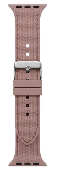 Apple Watch用バンド/アップルウォッチバンド/40mm/41mm/42mm/レザーライクシリコン/Mignonne/アッシュローズ