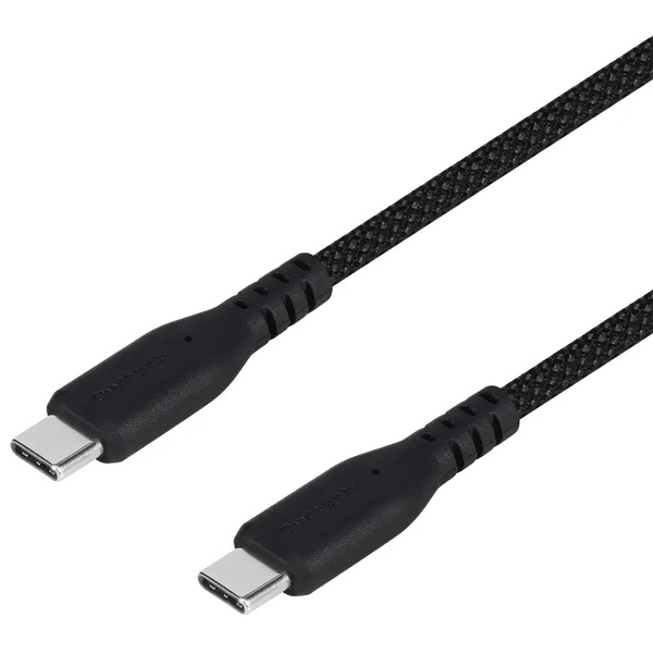 スマホ・タブレット用USBケーブル/USB2.0規格準拠/USB（C-C）/Power Delivery対応/PD60W/超タフ/やわらか/データ転送/0.5m/50cm/ブラック