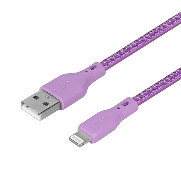 Lightningケーブル/USB Type-A to Lightning/MFi認証/きらきら可愛い/急速充電/データ転送/1m/100cm/グラデーション