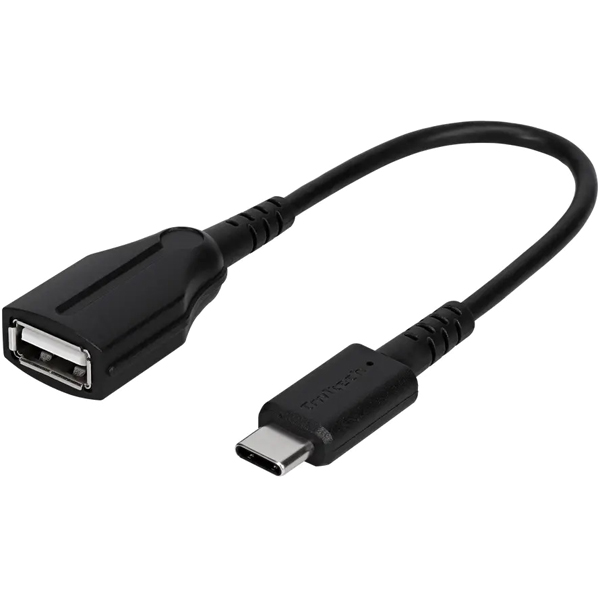 USB延長ケーブル/USB Type-C to USB Type-A/Type-Cオス to USB Type-Aメス/断線に強い/データ転送/最大3A/0.2m/20cm/ブラック