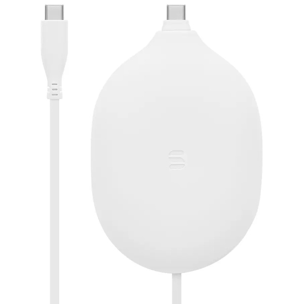 スマホ・タブレット用USBケーブル/USB2.0規格準拠/USB（C-C）/PD60W/Softシリーズ/シリコンケーブル/シリコンケース/データ転送/2m/200cm/ホワイト