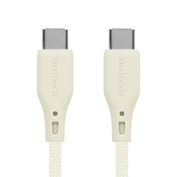 スマホ・タブレット用USBケーブル/USB2.0規格準拠/USB（C-C）/Power Delivery対応/PD60W/データ転送/温度センサー搭載/シリコン/1.5m/150cm/キナリ