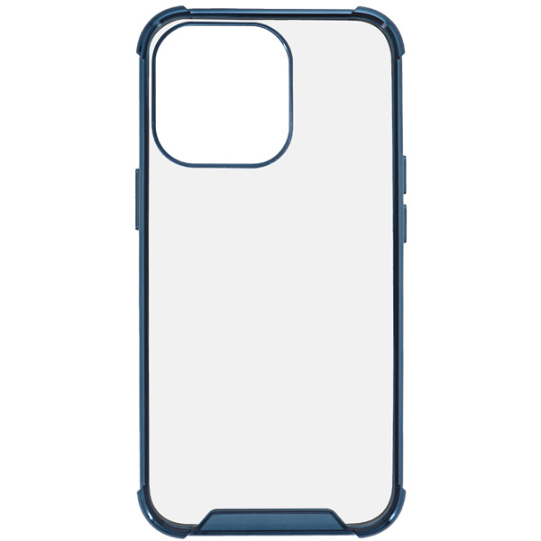 TPUとPCでしっかり守る iPhone 13 Pro専用 耐衝撃ハイブリッドケース ネイビー 約77(W)×14(D)×152.5(H)mm