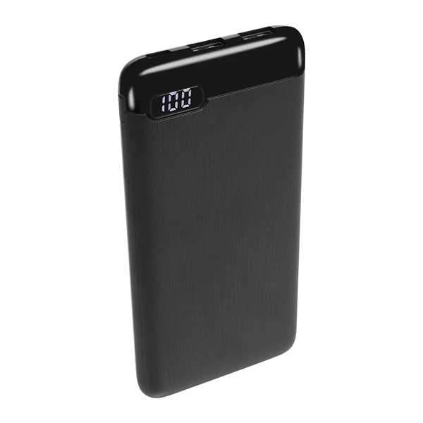 モバイルバッテリー/LPB10022シリーズ/10000mAh/15W/デジタル残量表示/iPhone、iPad、スマートフォン、タブレット、Bluetoothイヤホン、電子タバコ、各種対応/ブラック