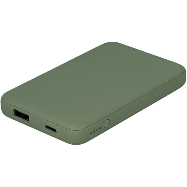 モバイルバッテリー/LPB5012シリーズ/5000mAh/iPhone、iPad、スマートフォン、Bluetoothイヤホン、ポータブルゲーム機、電子タバコ、各種対応/小型/軽量/オリーブグリーン