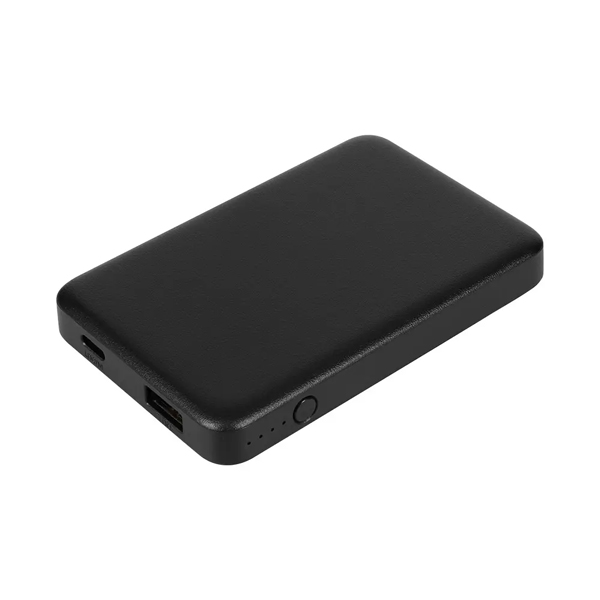 モバイルバッテリー/5000mAh/最大12W入出力/Type-C/Type-A/タブレット、スマートフォン、加熱式たばこ、オーディオプレーヤー、その他USB充電機器/PSE/ブラック