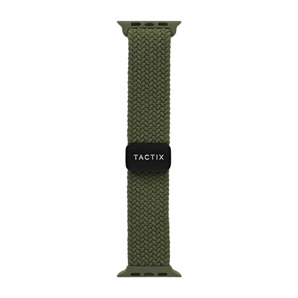 Apple Watch用バンド/アップルウォッチバンド/42mm/44mm/45mm/49mm/ナイロンバンド/マグネットバックル/カーキグリーン