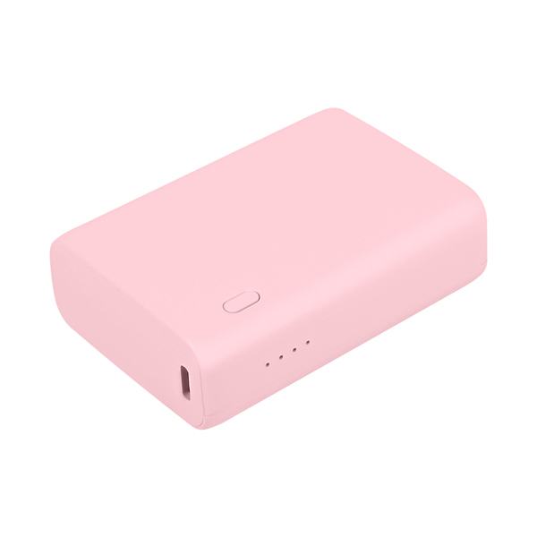モバイルバッテリー/かしこく充電/10000mAh/PD20W/PSE適合/iPhone、iPad、スマホ、BTイヤホン、ポータブルゲーム機、電子タバコ、各種対応/小型/軽量/サクラピンク