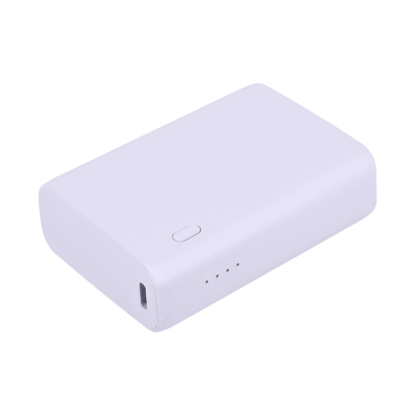 モバイルバッテリー/かしこく充電/10000mAh/PD20W/PSE適合/iPhone、iPad、スマホ、BTイヤホン、ポータブルゲーム機、電子タバコ、各種対応/小型/軽量/ライラックパープル