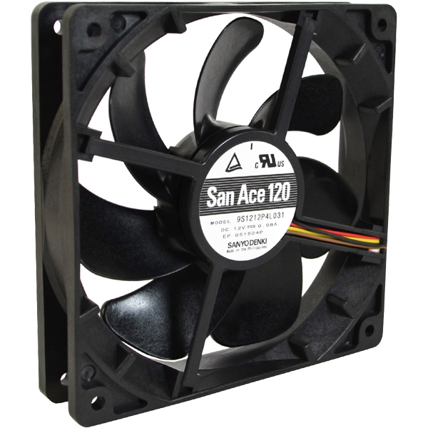 山洋電気製 PCケース用冷却ファン 120mm PWMタイプ