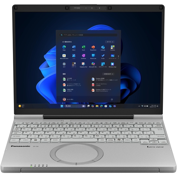 Let`s note SC6 法人モデル（Core Ultra 7 265H/32GB/SSD・512GB/光学ドライブなし/Win11Pro/Officeなし/12.4型/顔認証対応カメラ/プライバシーシャッター）